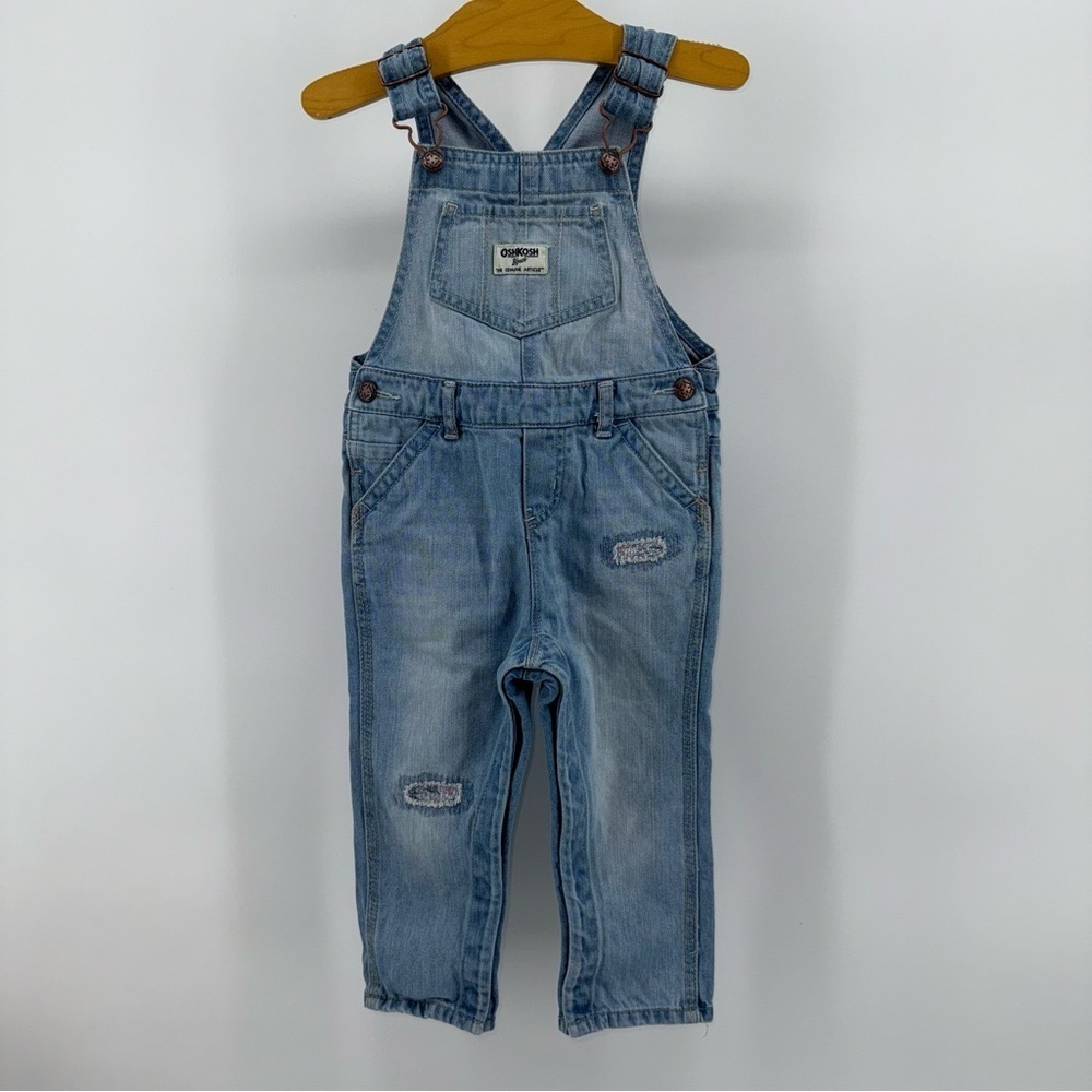 OshKosh B'gosh Light Blue Denim Baby Toddler Overalls